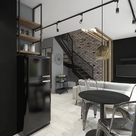 Apartment N23 Dwupoziomowy Centrum Wi-fi Klimatyzacja Lodz (Lodz)
