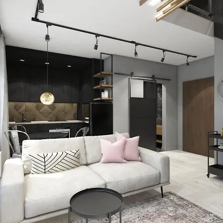 Dwupoziomowy N23 Centrum Parking Gratis Klimatyzacja Piotrkowska I Dworzec Fabryczna 500m Appartement