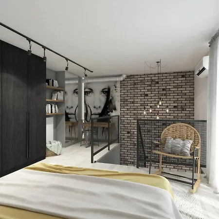 شقة Dwupoziomowy Apartament N23 Centrum Parking Gratis Klimatyzacja Piotrkowska I Dworzec Fabryczna 500M *