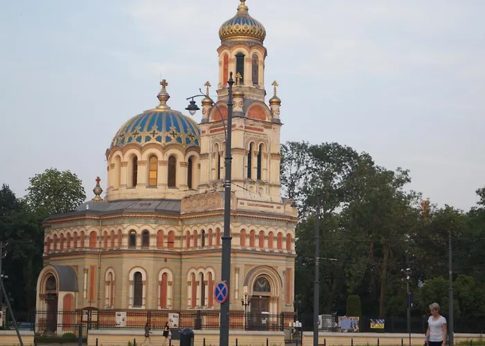 Dwupoziomowy Apartament N23 Centrum Parking Gratis Klimatyzacja Piotrkowska I Dworzec Fabryczna 500M شقة