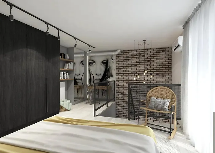 شقة Dwupoziomowy Apartament N23 Centrum Parking Gratis Klimatyzacja Piotrkowska I Dworzec Fabryczna 500M *